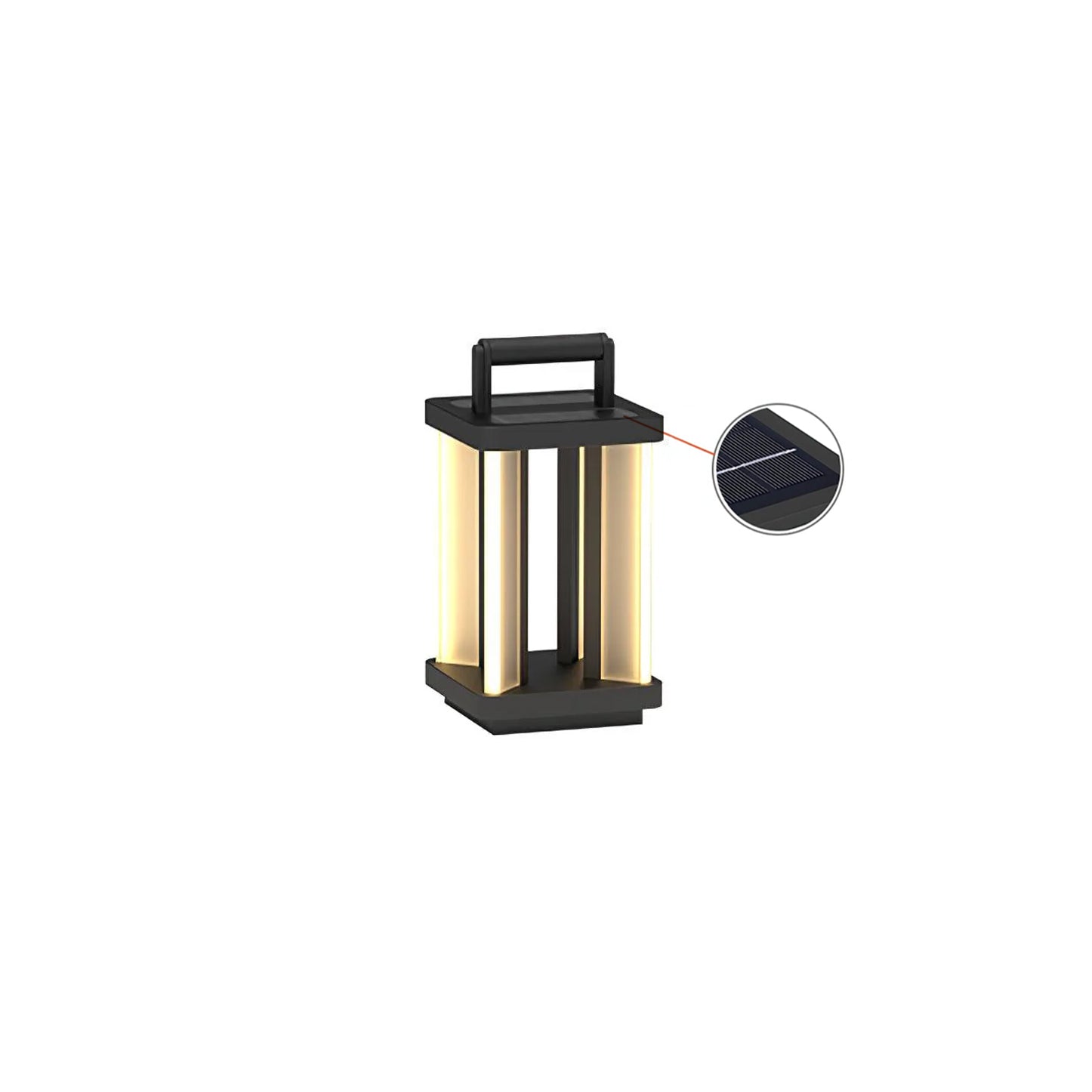 Metroluxe Solar Powered Outdoor Lights - Waterproof LED Garden Lights for Pathway, Yard, Patio & Landscape - Energy Efficient Weatherproof Lighting for Home & Garden Decor