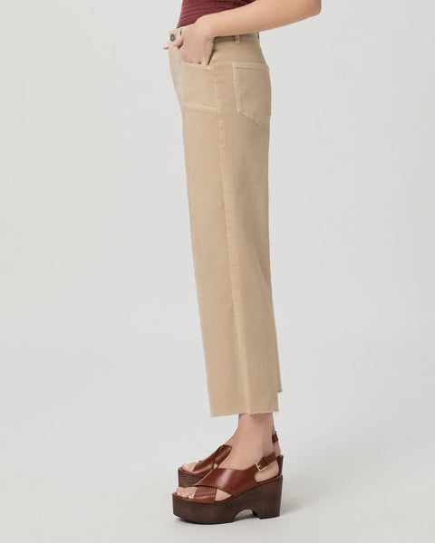 Paige Anessa Ankle Wide Leg Jeans - High Waisted Stretch Denim Pants for Women | Casual & Chic Outfit for Everyday Wear, Office, or Date Night