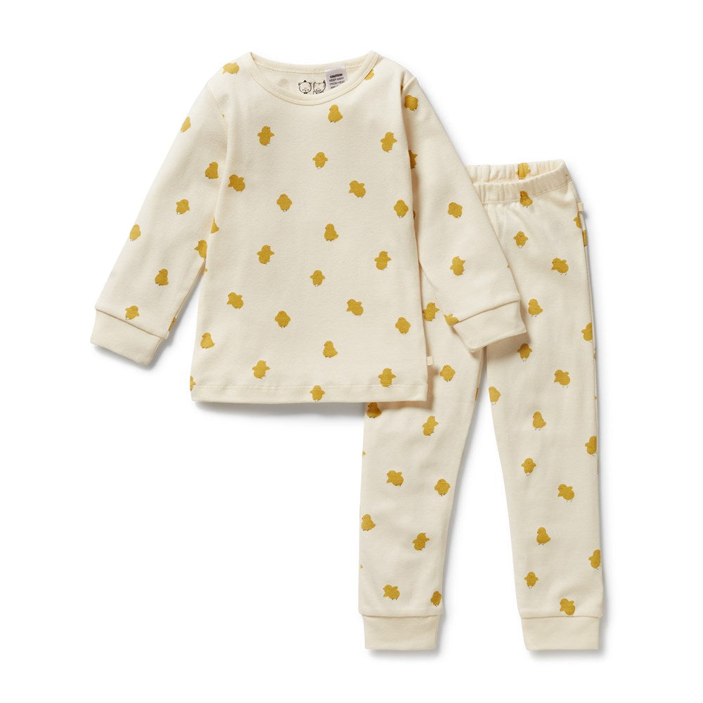 Organic Cotton Long Sleeve Pajamas for Babies & Toddlers - Soft & Comfortable Sleepwear for Boys & Girls - Perfect for Bedtime, Lounging & Nursery