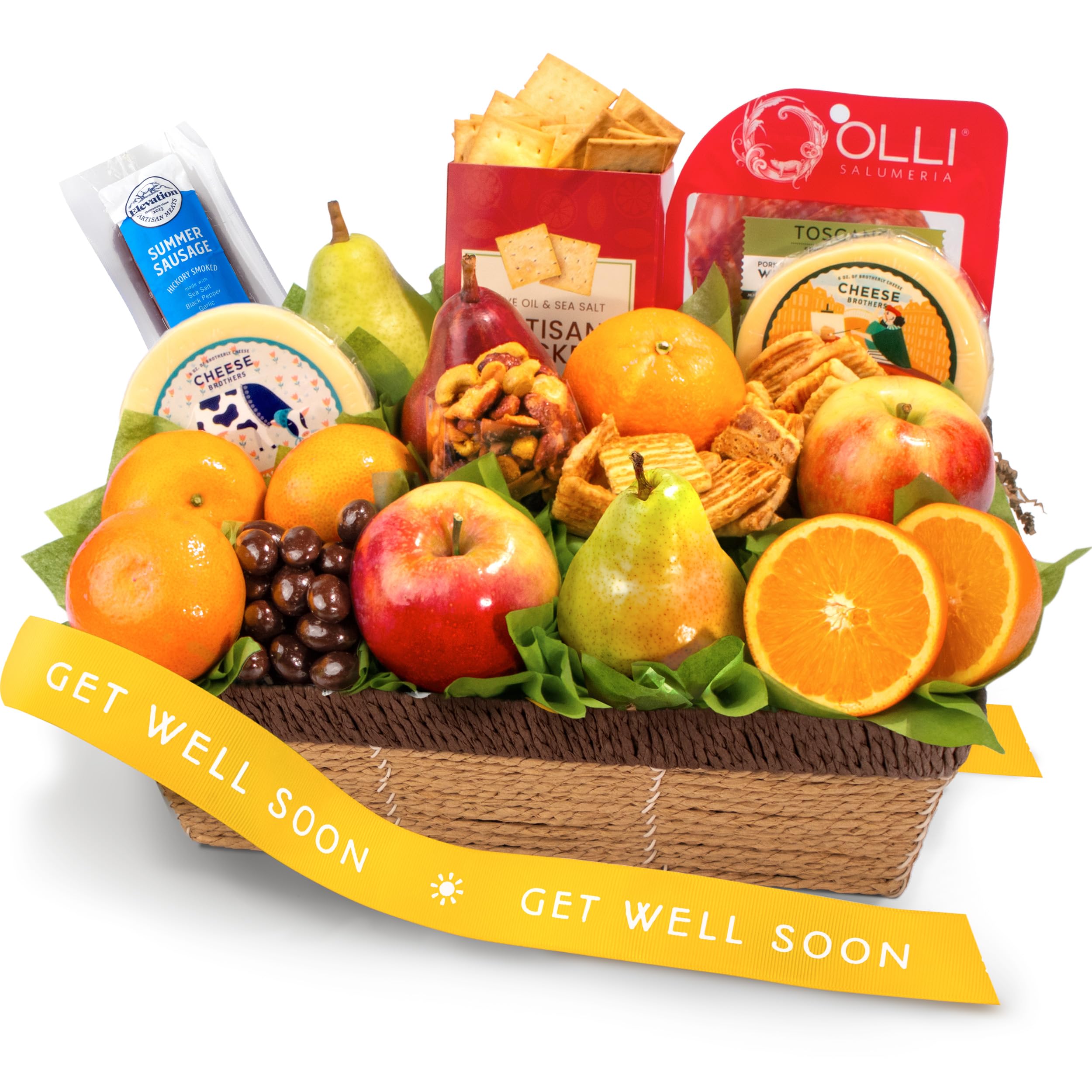 Get Well Soon Gift Basket - Sweet & Savory Farmstead Care Package with Thoughtful Surprise | Perfect for Hospital Recovery, Sympathy Gifts & Cheering Up Loved Ones