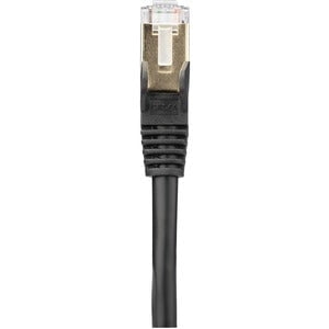 Premium 7m CAT6a Ethernet Cable - Black, RJ45 Snagless Connectors, STP Shielded Network Cord, Pure Copper Wire (6ASPAT7MBK) - Ideal for Gaming, Streaming & Office Networks