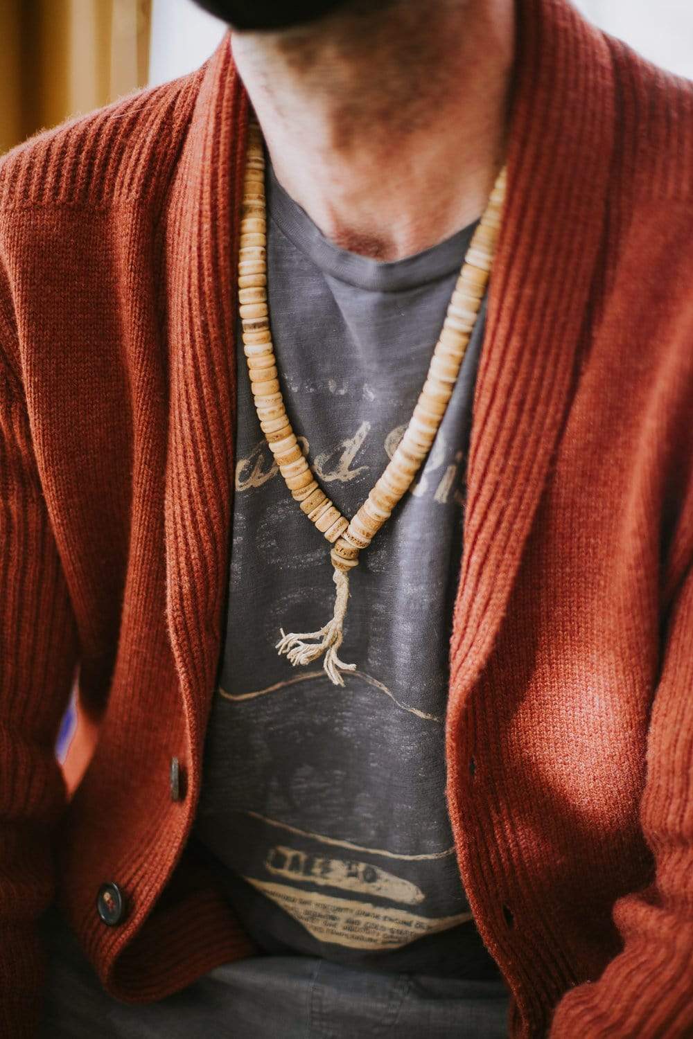 Authentic Himalayan Bone Mala Beads - 108 Prayer Beads for Meditation, Yoga & Spiritual Practice - Handcrafted Buddhist & Hindu Prayer Necklace for Mindfulness & Stress Relief