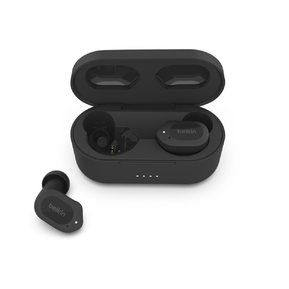 Belkin SoundForm Play Wireless Earbuds - Bluetooth Headphones with High-Quality Sound for Gym, Running & Travel