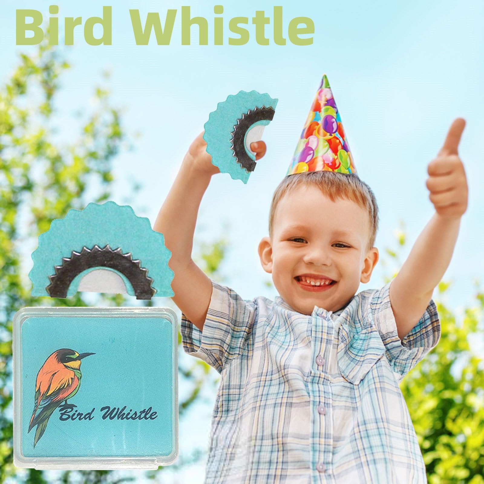 Magic Bird Caller Tongue Whistle - 1 Pack Realistic Warbler Tweeting Noisemaker Toy for Bird Watching, Prank Gifts & Outdoor Fun | Great for Nature Enthusiasts, Practical Jokes & Backyard Birding