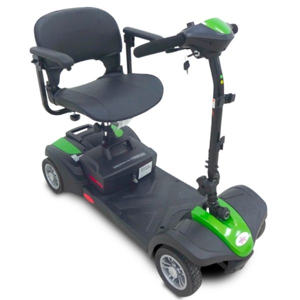 EV Rider MiniRider Lite 4 Wheel Mobility Scooter - Compact Electric Scooter for Adults & Seniors - Lightweight Foldable Travel Scooter with Long Battery Life - Perfect for Shopping, Travel & Indoor/Outdoor Use