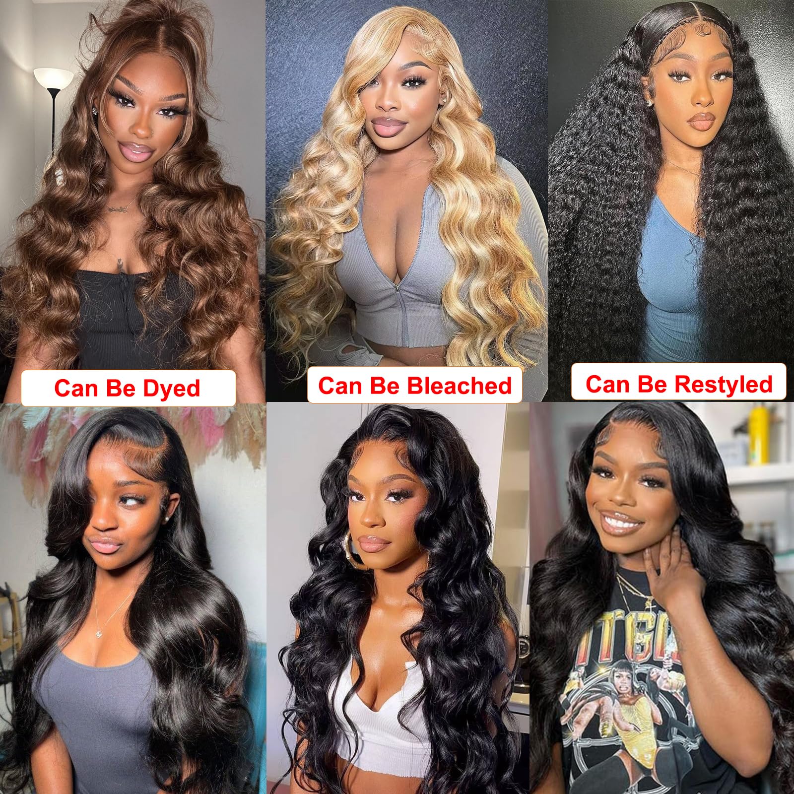20 22 24 26 Inch 12A Grade 100% Unprocessed Brazilian Virgin Human Hair Weave Bundles - Body Wave 4 Bundles Human Hair Extensions for Black Women, Double Weft Natural Color | Perfect for Styling, Braiding, and Everyday Wear