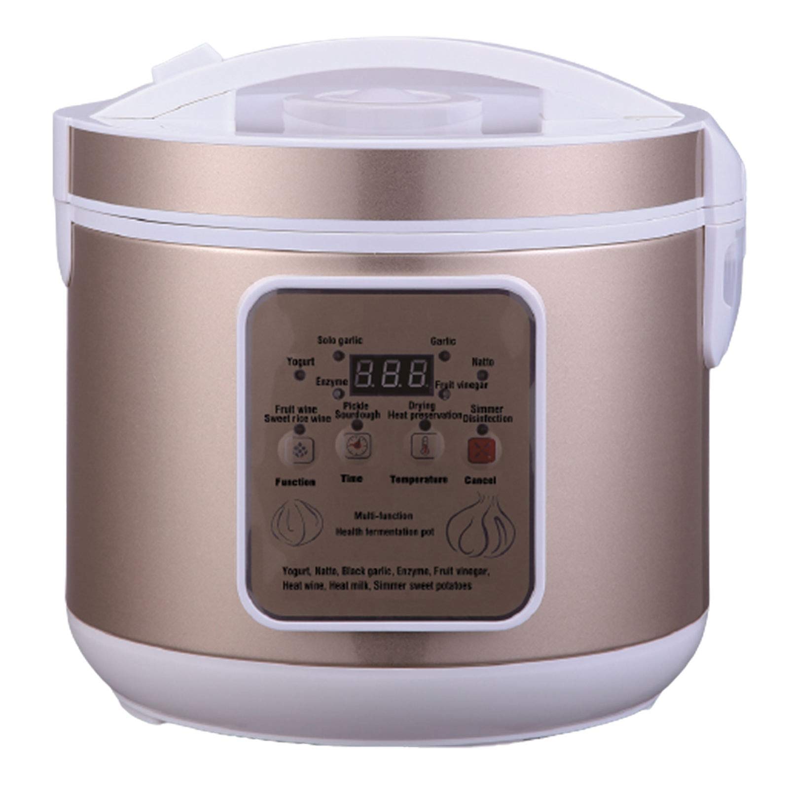 Premium 6L Black Garlic Fermenter - Automatic Smart Control Garlic Maker for DIY Cooking | Multi-Clove Fermentation Box | Perfect for Home Chefs & Healthy Eating Enthusiasts | Great for Gifts & Organic Food Preparation