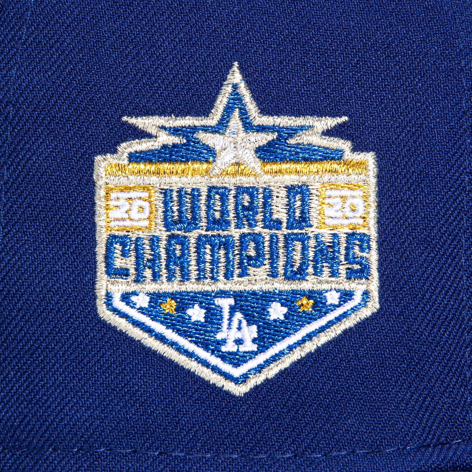 New Era 59Fifty Los Angeles Dodgers 2020 World Series Champions Patch City Connect Snapback Hat - Royal Blue - Official MLB Licensed Baseball Cap for Men & Women - Perfect for Games, Collecting & Streetwear Fashion