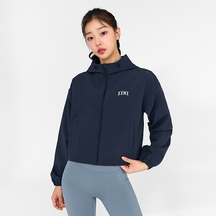 Hot Burning Up Hood Crop Jacket - Trendy Women's Fashion Jacket for Streetwear & Winter Outfits