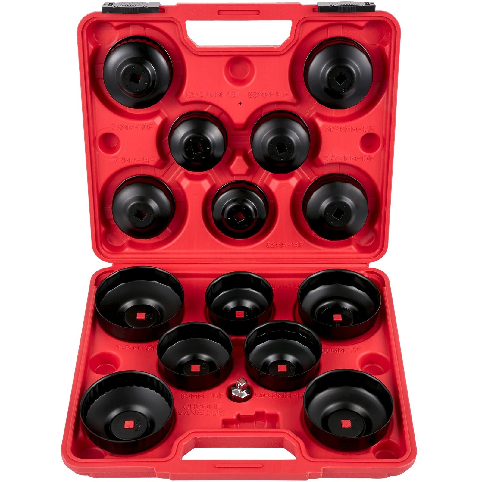 14-Piece Oil Filter Socket Set - 3/8