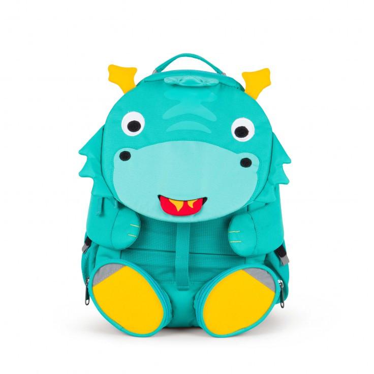 Affenzahn Large Danny Dragon Backpack for Kids - Durable & Lightweight School Bag with Adjustable Straps - Perfect for School, Travel & Outdoor Adventures
