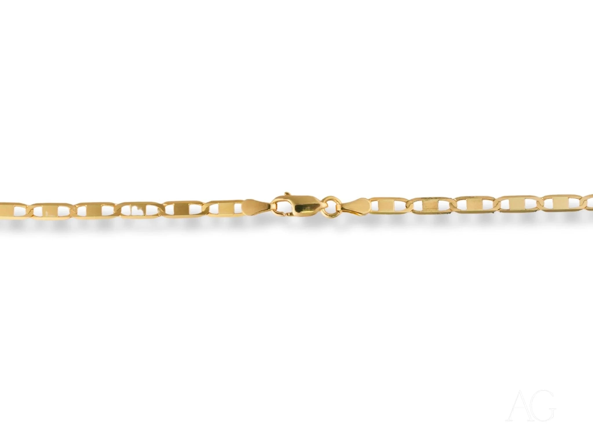 18K Gold Piastrine Chain Necklace for Women - Elegant & Luxurious Jewelry Gift for Birthday, Anniversary, Valentine's Day - Perfect for Parties, Weddings & Special Occasions