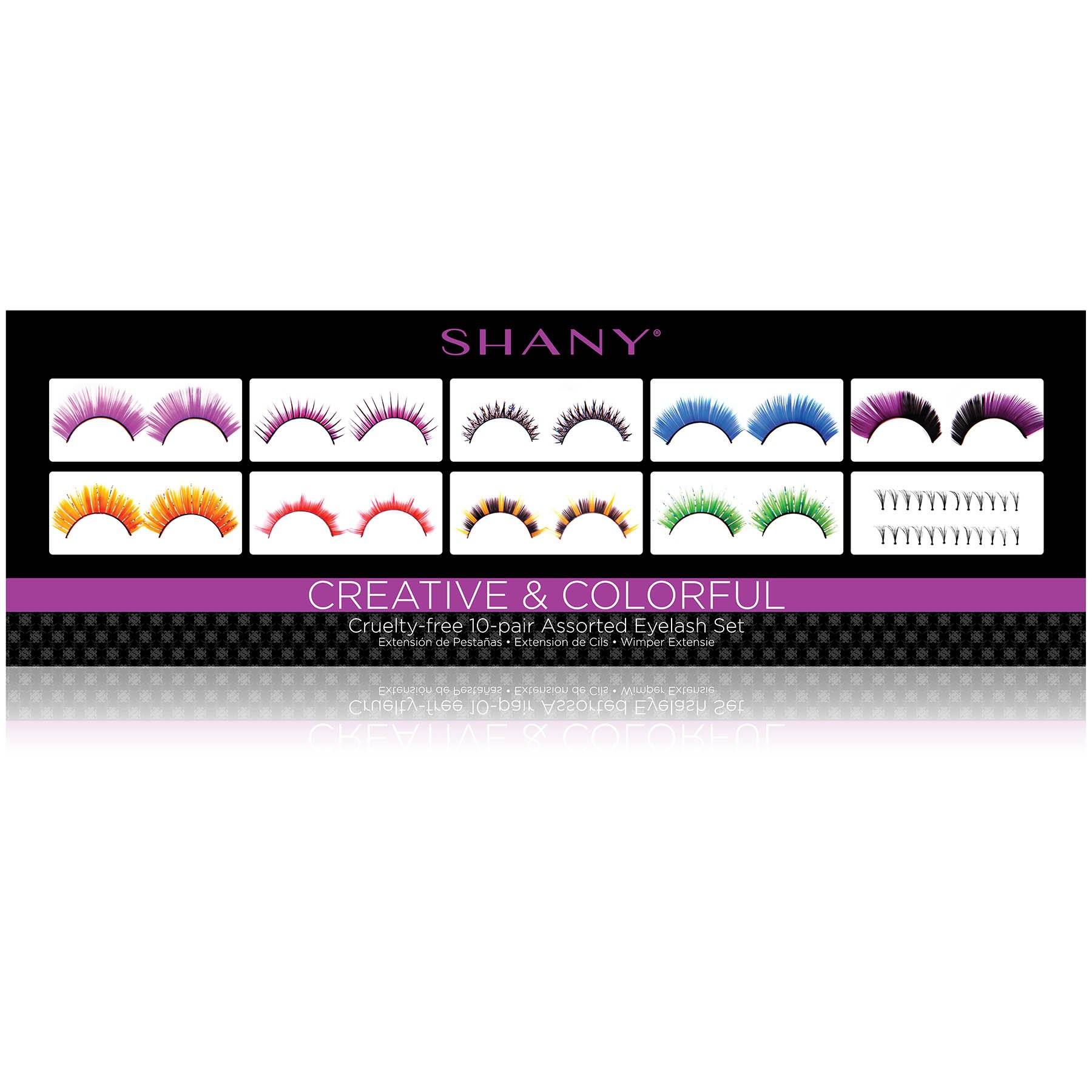 10 Pairs Reusable False Eyelashes Set - Natural & Dramatic Lashes for Day & Night Makeup - Perfect for Parties, Weddings, and Special Occasions