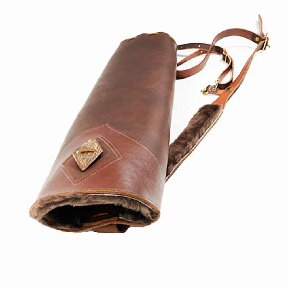 Serious Archery Royal Leather Back Quiver for Left-Handed Archers - Perfect for Hunting, Target Practice & Outdoor Adventures