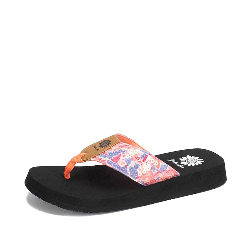 Faolan Women's Comfortable Yellow Box Sandals - Stylish Casual Slip-On Shoes for Beach, Walking & Summer Outfits