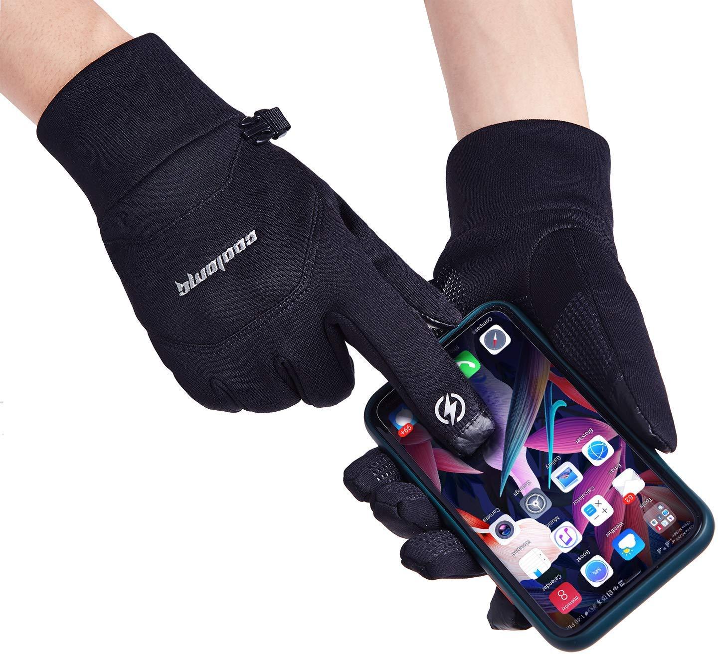 Coolomg Thermal Touchscreen Gloves for Men & Women - Winter Sports, Snowboarding, Skiing, Biking & Running - ST001 - Perfect for Cold Weather Outdoor Activities
