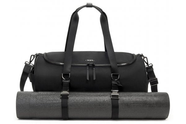 Voyageur Black Misty Duffel Bag - Water-Resistant Travel Duffel for Gym, Weekend Trips & Outdoor Adventures | Durable & Stylish Carry-On Luggage