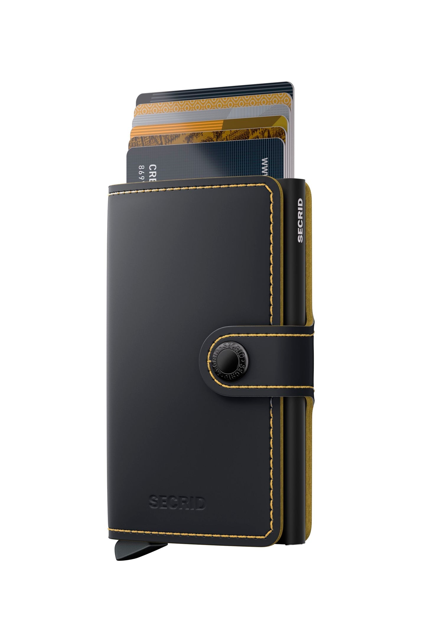 SECRID Miniwallet Matte - Slim RFID Blocking Leather Wallet for Men & Women | Perfect for Travel, Business & Everyday Use