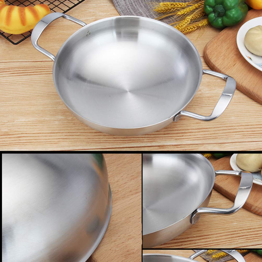 22cm Classic Everyday Tri-Ply Stainless Steel Skillet - Oven & Dishwasher Safe - Compatible with All Cooktops - Perfect for Sautéing, Frying & Baking