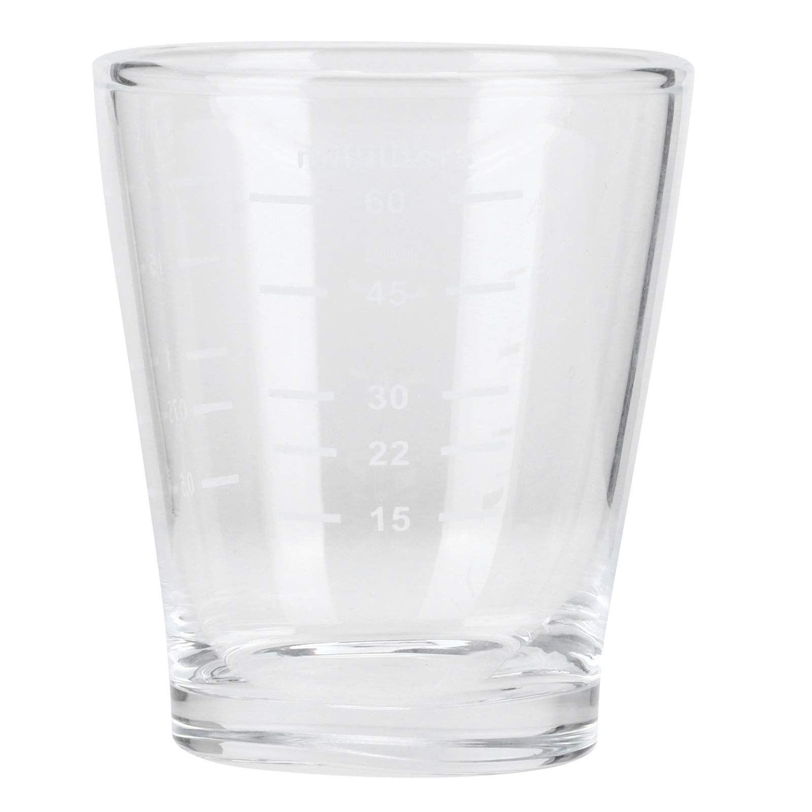 Premium Coffee Measuring Cup - 8oz Glass Shot Cup for Espresso, Latte & Milk - Perfect for Office, Home & Barista Use - Accurate Fine-Tuning Coffee Making Tool