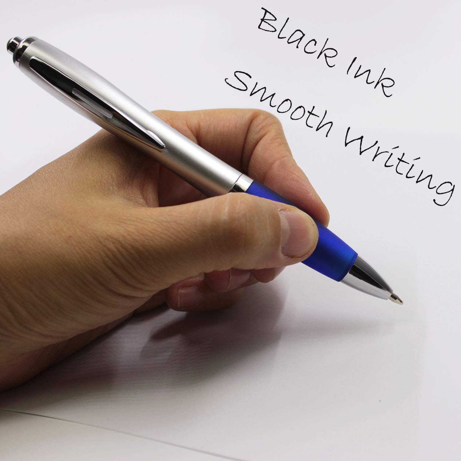 Custom Printed Ballpoint Pens - Bulk Personalized Click Action Pens with Your Logo, Name, or Message - Perfect for Corporate Gifts, Promotional Items, and Branding Events