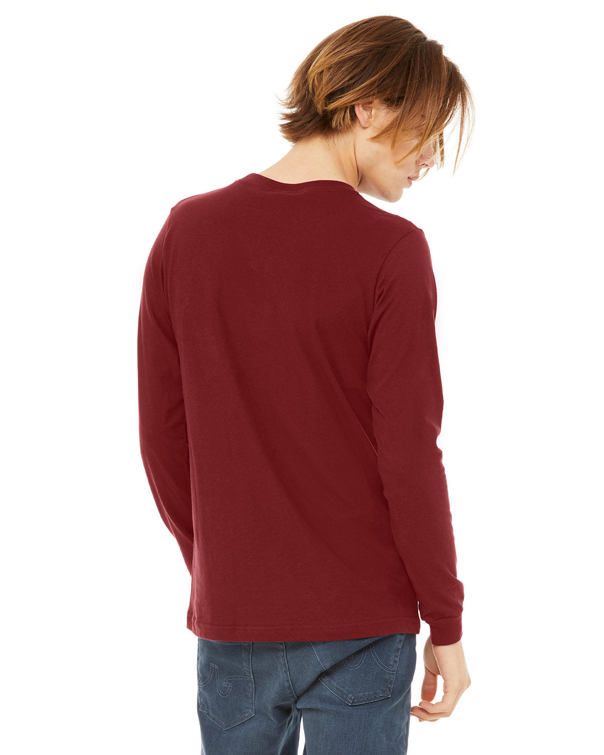 Bella + Canvas 3501 Unisex Jersey Long Sleeve T-Shirt | Soft Cotton Crewneck Tee for Men & Women | Perfect for Casual Wear, Layering & Everyday Comfort