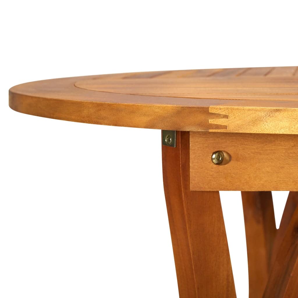 Solid Acacia Wood Pub Table 79