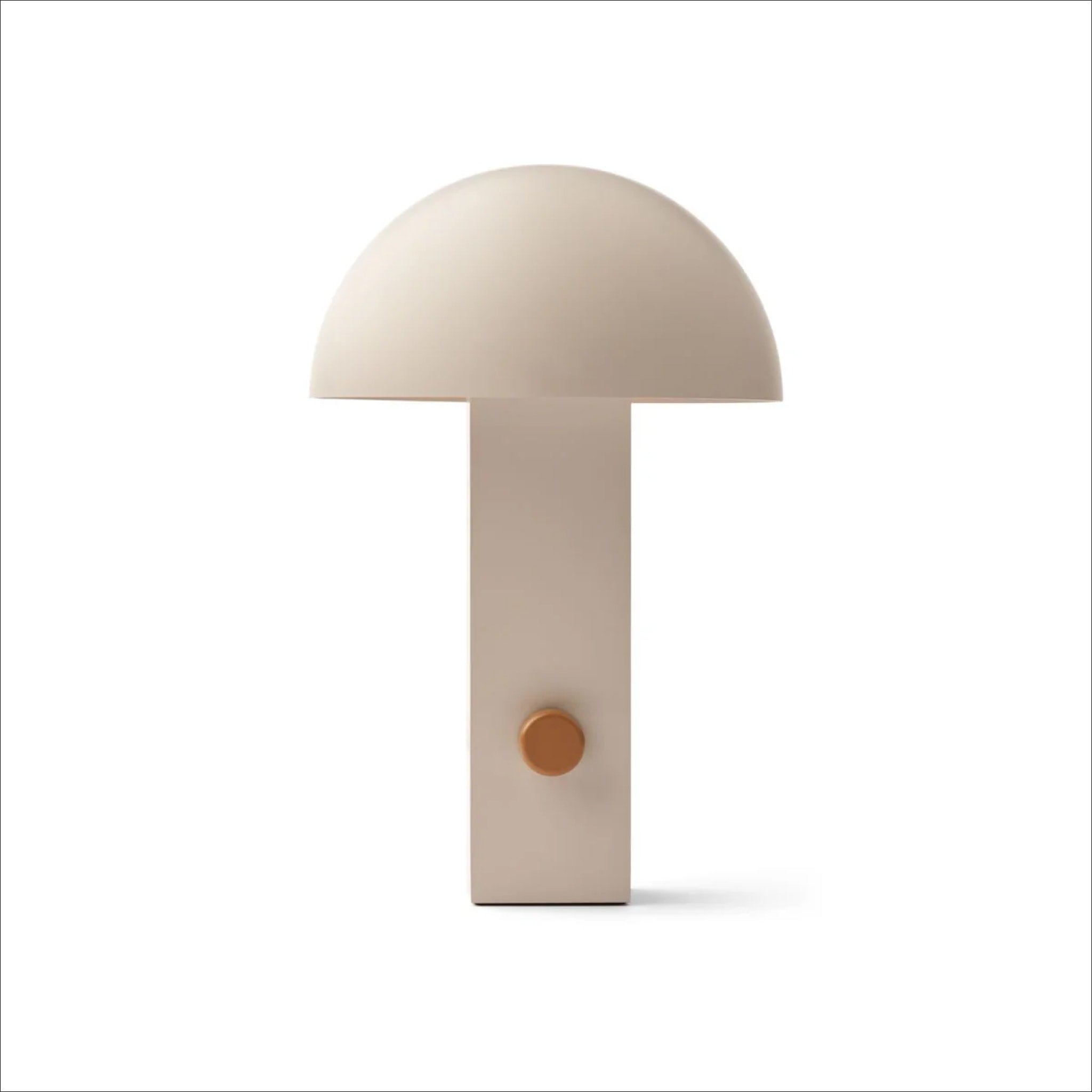 LIEWOOD Hyppolite Portable Kids Night Light - Rechargeable LED Bedside Lamp for Children's Room, Nursery, Travel & Camping (Sandy Color)