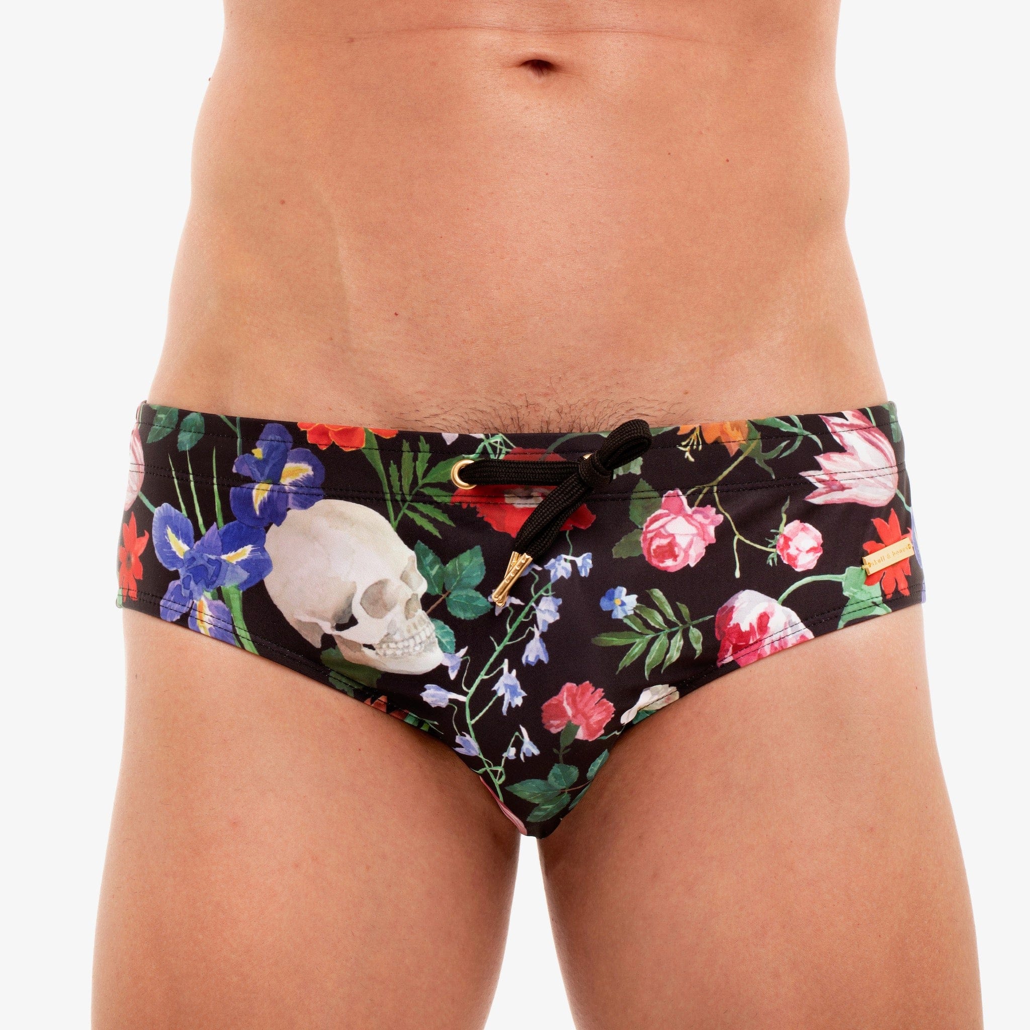 Dutch Floral Swim Brief - Men's Stylish Swimwear for Beach & Pool - Comfortable & Quick-Drying Swim Trunks for Summer Vacation & Water Sports