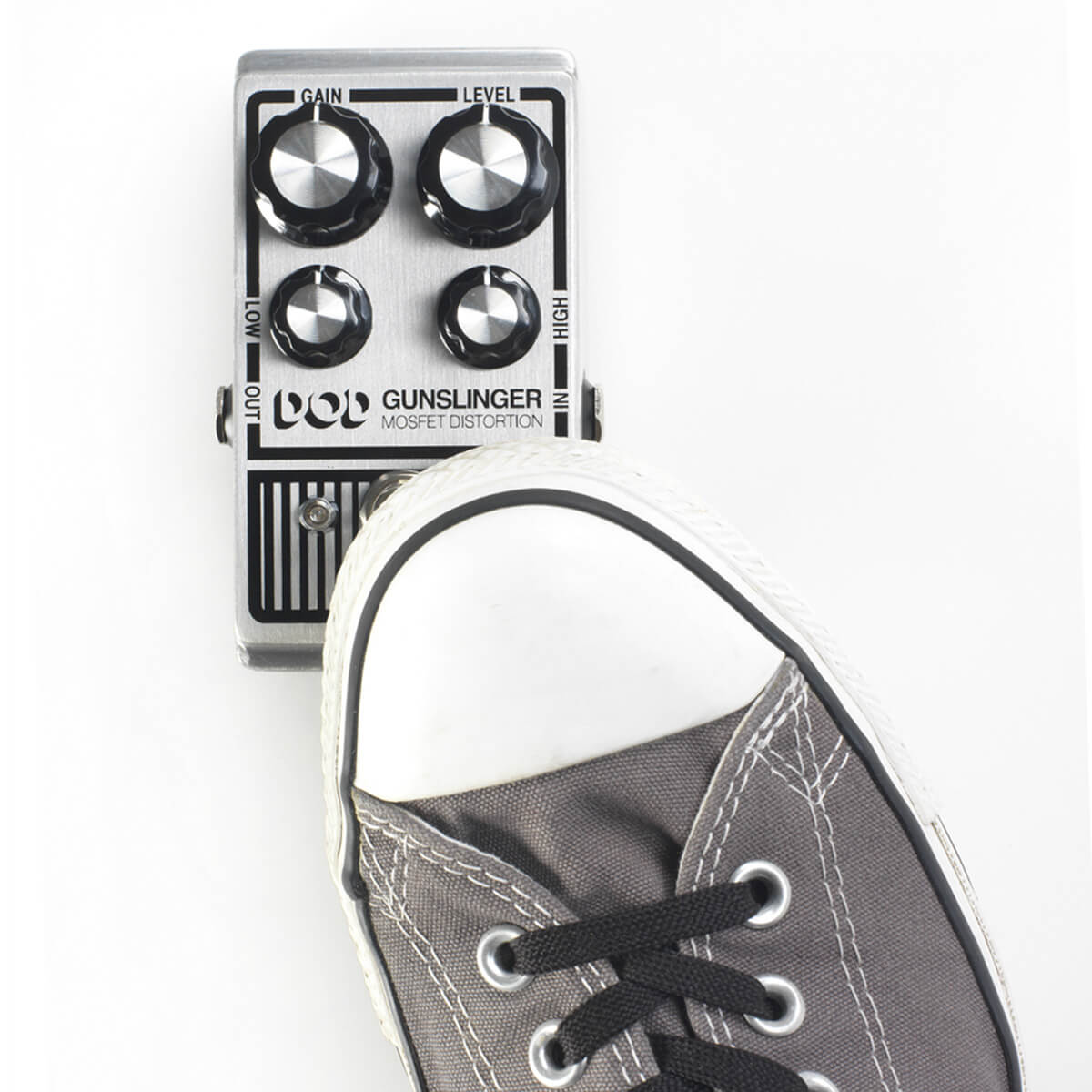 Dod Gunslinger Mosfet Distortion Pedal for Electric Guitar - High Gain Effects Pedal for Rock & Metal Music Performance & Recording