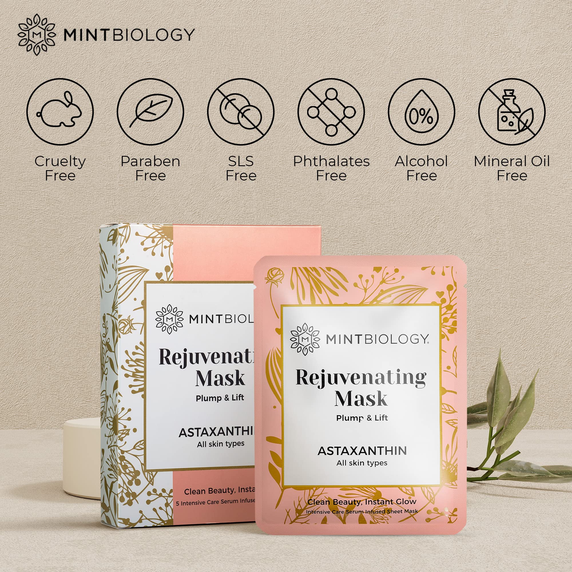 **AGELESS Advanced Nutrient Locking Korean Sheet Mask with Astaxanthin & Collagen – Hydrating, Anti-Aging Face Mask for Women – Nourish, Hydrate & Reduce Wrinkles – Cruelty-Free Skincare – Perfect for Daily Use, Spa Nights & Travel**