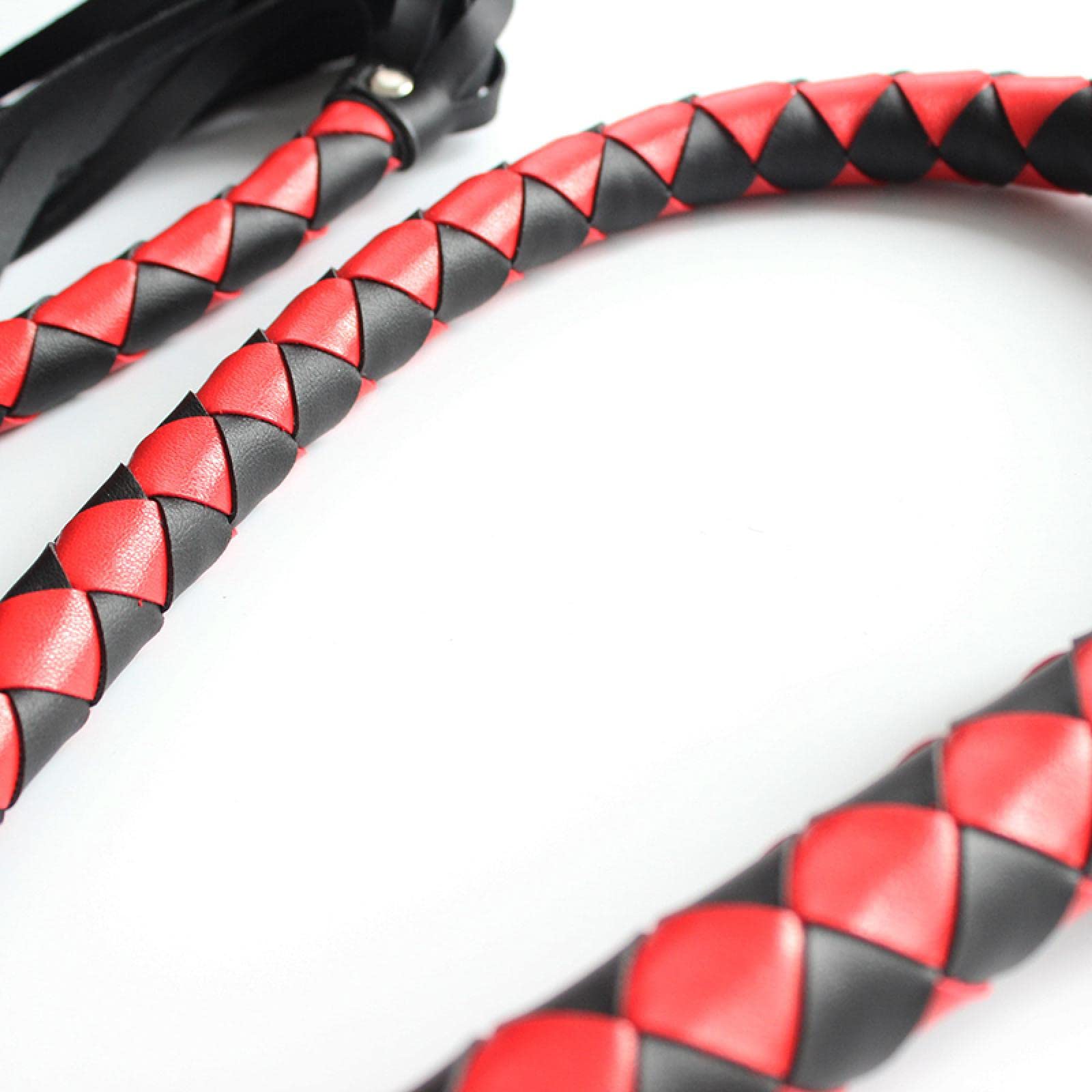 Premium PU Leather BDSM Whip - Adult Bondage Spanking Flogger for Couples, Sensual Fetish Toy for Women & Men - Perfect for Role Play, BDSM Scenes & Intimate Exploration