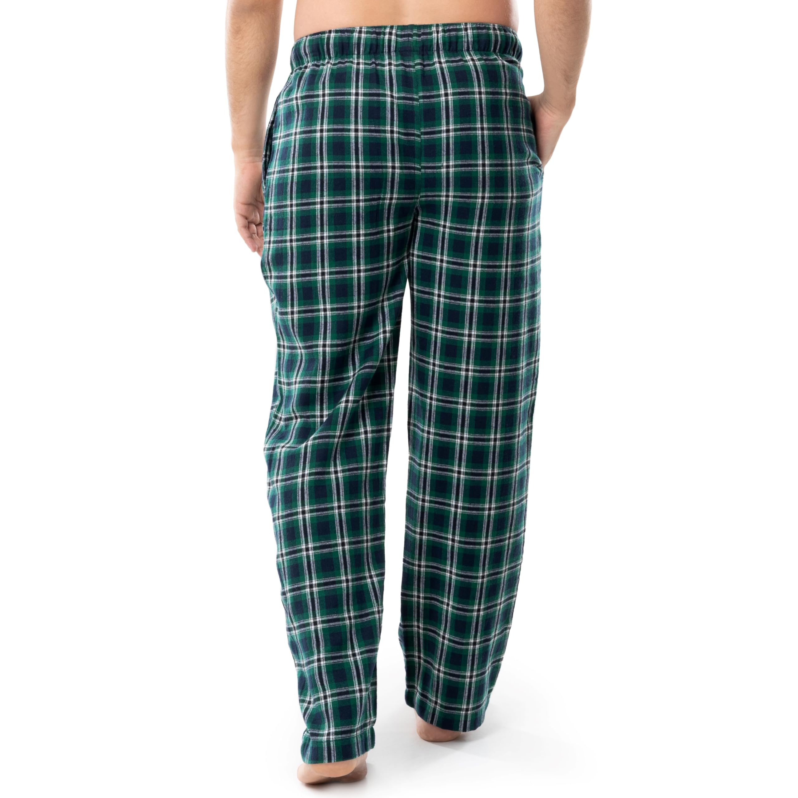 Fruit of the Loom Men's Soft Flannel Pajama Pants - Comfortable Lounge & Sleepwear for Relaxing at Home or Nighttime Comfort