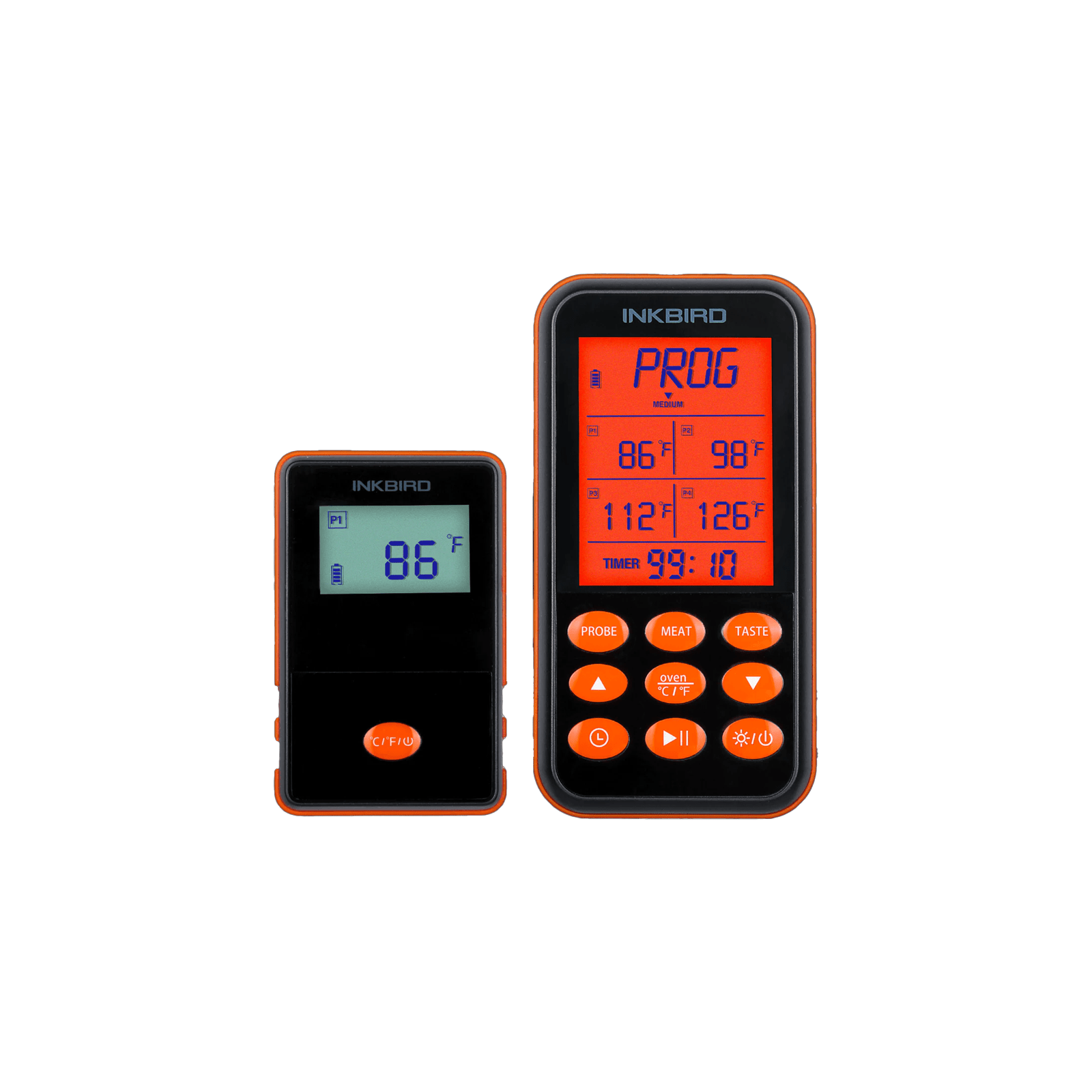 Wireless BBQ Thermometer IRF 4S - Digital Meat Thermometer for Grilling, Smoking & Cooking - Perfect for Outdoor BBQ, Backyard Parties & Camping