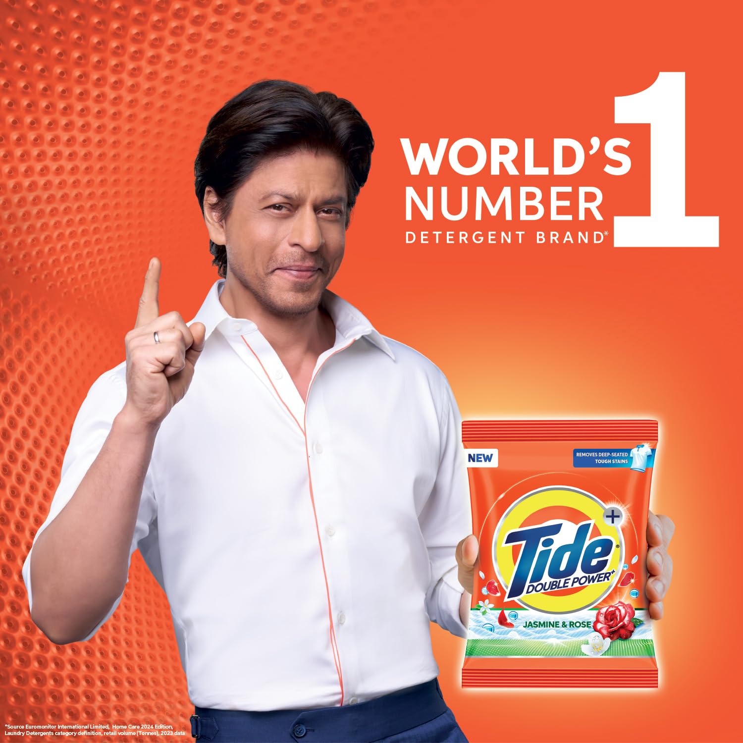 Tide Plus Laundry Detergent Powder - 1.5Kg (3.3 lbs) | Jasmine & Rose Scent | Deep Stain Remover for Oil, Gravy & Tea | Procter & Gamble | Ideal for Family Laundry & Tough Stains | Pack of 1