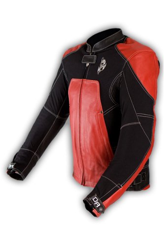 Dragon Rider Marquee Leather Motorcycle Jacket for Men - Premium Biker Jacket with Armor Pockets & Ventilation - Perfect for Cruising, Racing & Motorcycle Events