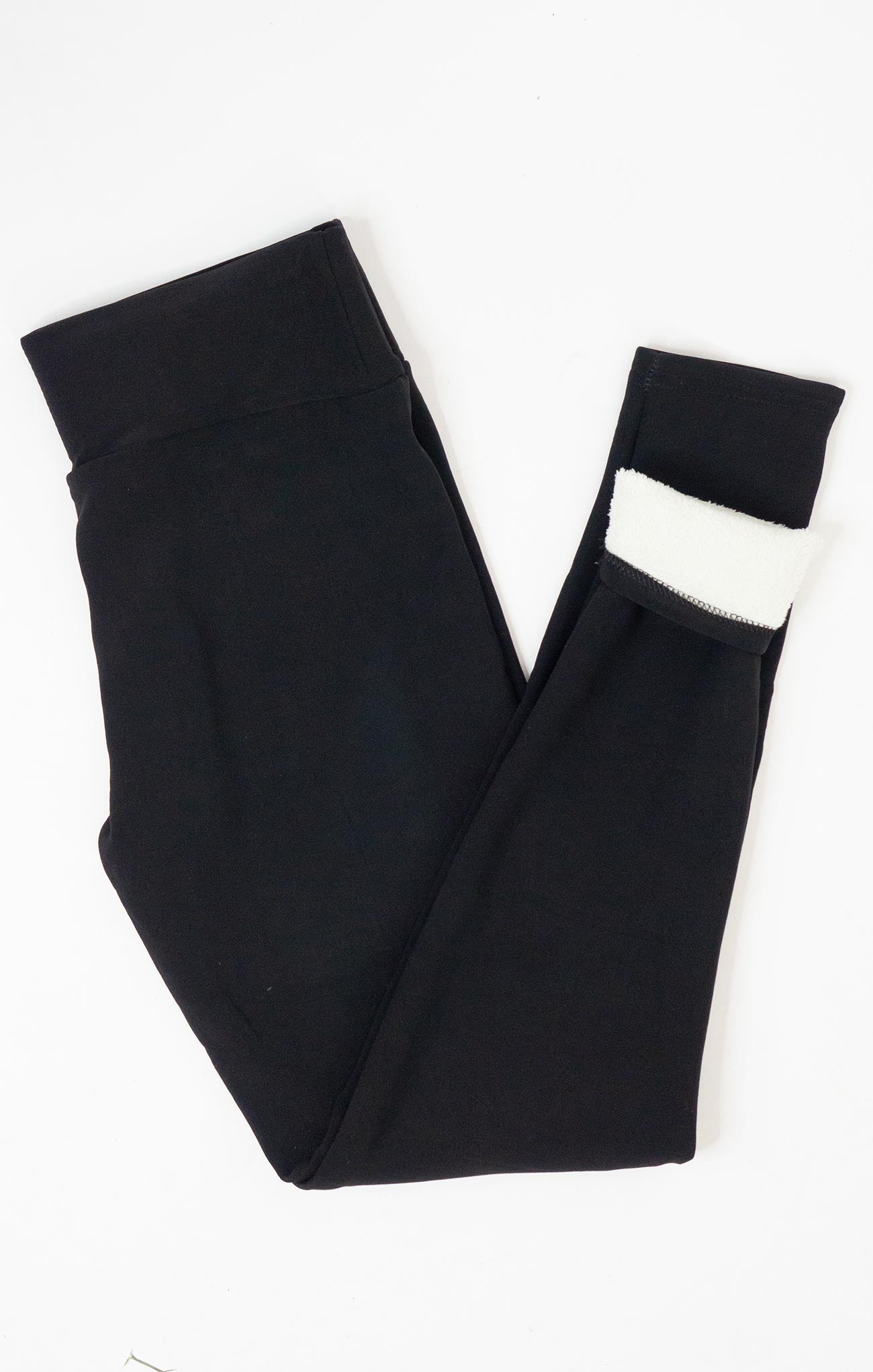 Arctic Sanctuary Faux Fur Lined Leggings for Women - Winter Warm Fleece Lined Tights - Cozy Thermal Pants for Cold Weather, Yoga, and Outdoor Activities