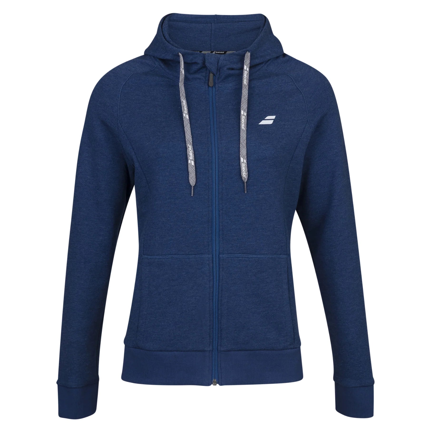 Babolat Women's Exercise Hooded Jacket - Breathable, Lightweight, Comfortable for Running, Yoga & Outdoor Workouts - Estate Blue