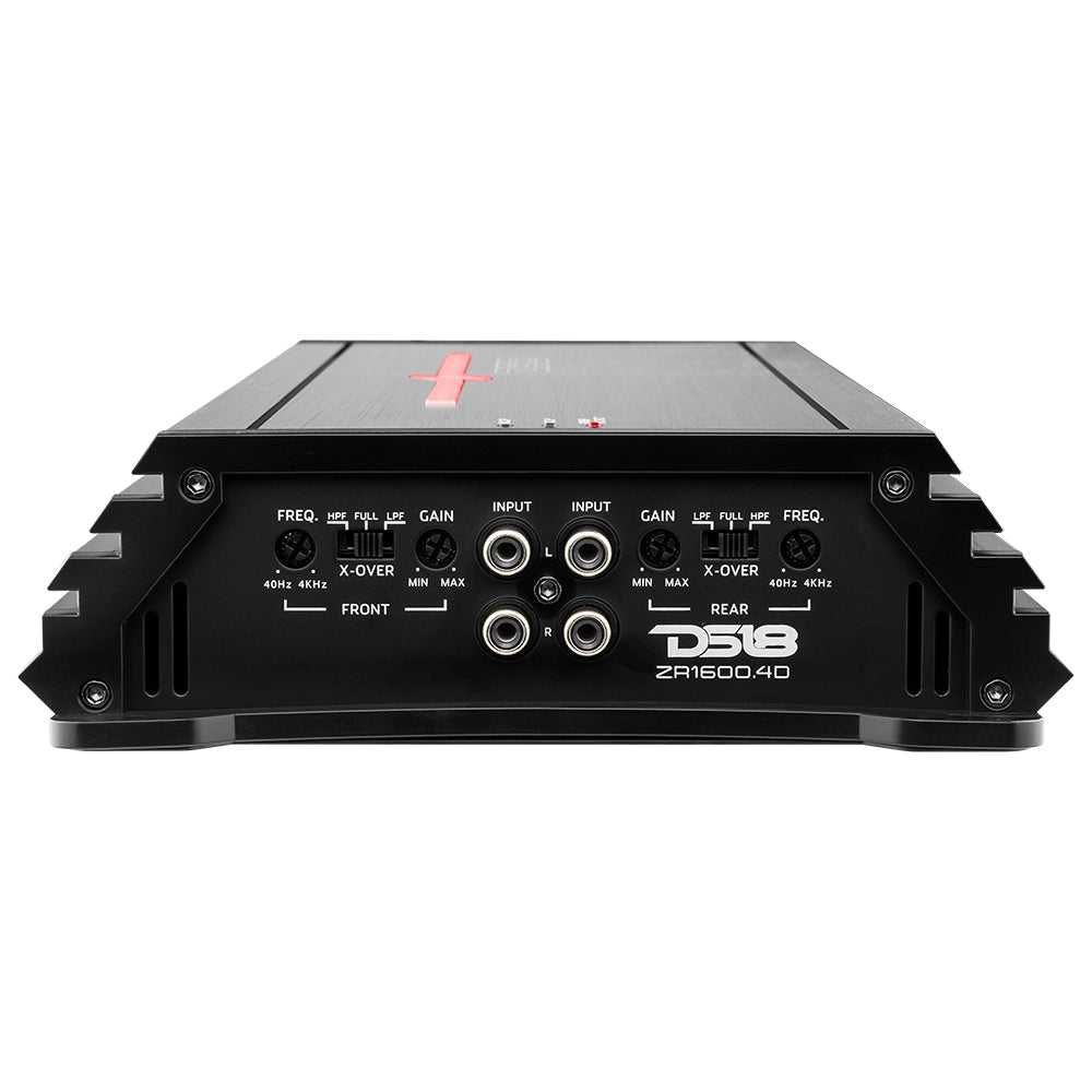 ZR 4 Channel Class D Amplifier 4 x 400W RMS @ 4 Ohm - High Power Car Audio Amp for Home Theater & Professional Sound Systems