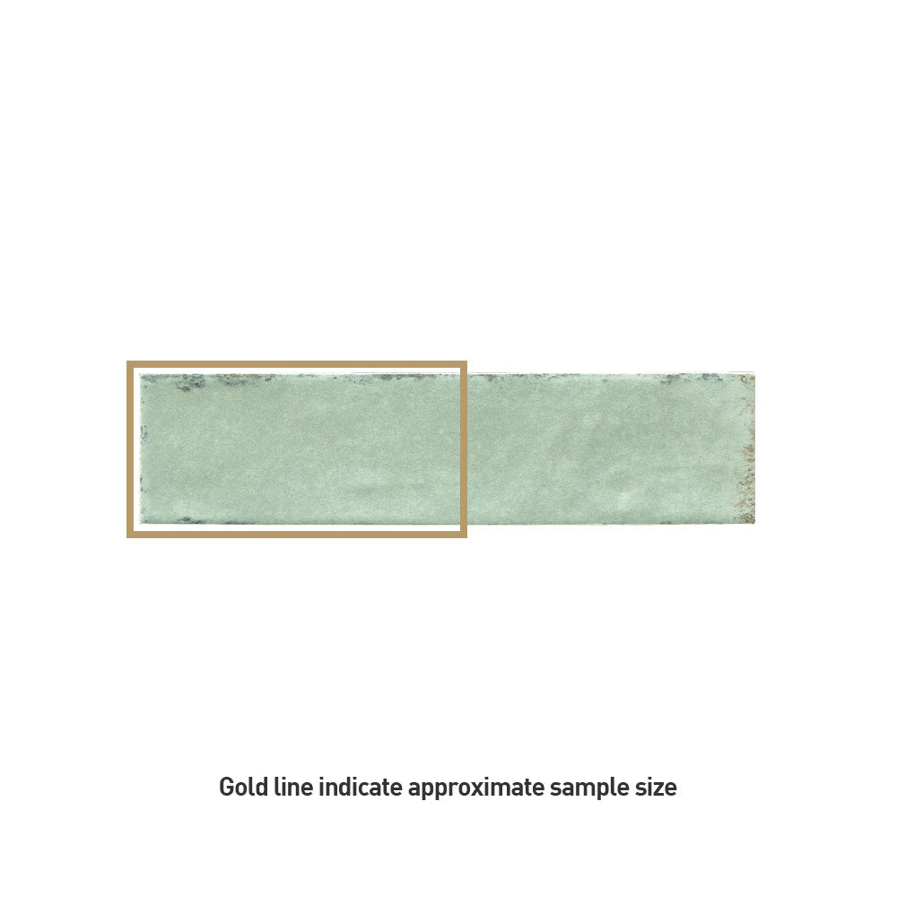 Ravello Light Green 60x240 Glossy Zellige Subway Tile - Perfect for Kitchen Backsplash, Bathroom Walls & Modern Interior Design