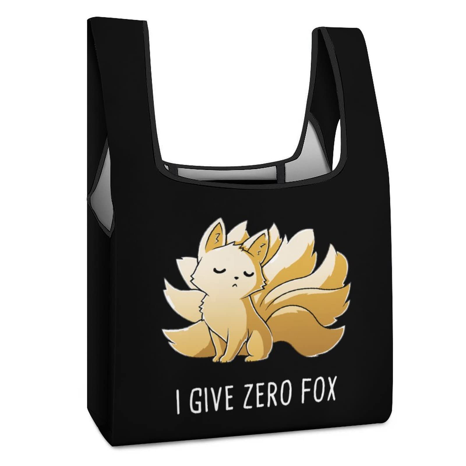 Zero Fox Reusable Grocery Bags - Foldable, Washable, Large Ripstop Shopping Tote Bag - Fits in Pocket - Eco-Friendly Grocery Shopping & Farmers Market Tote