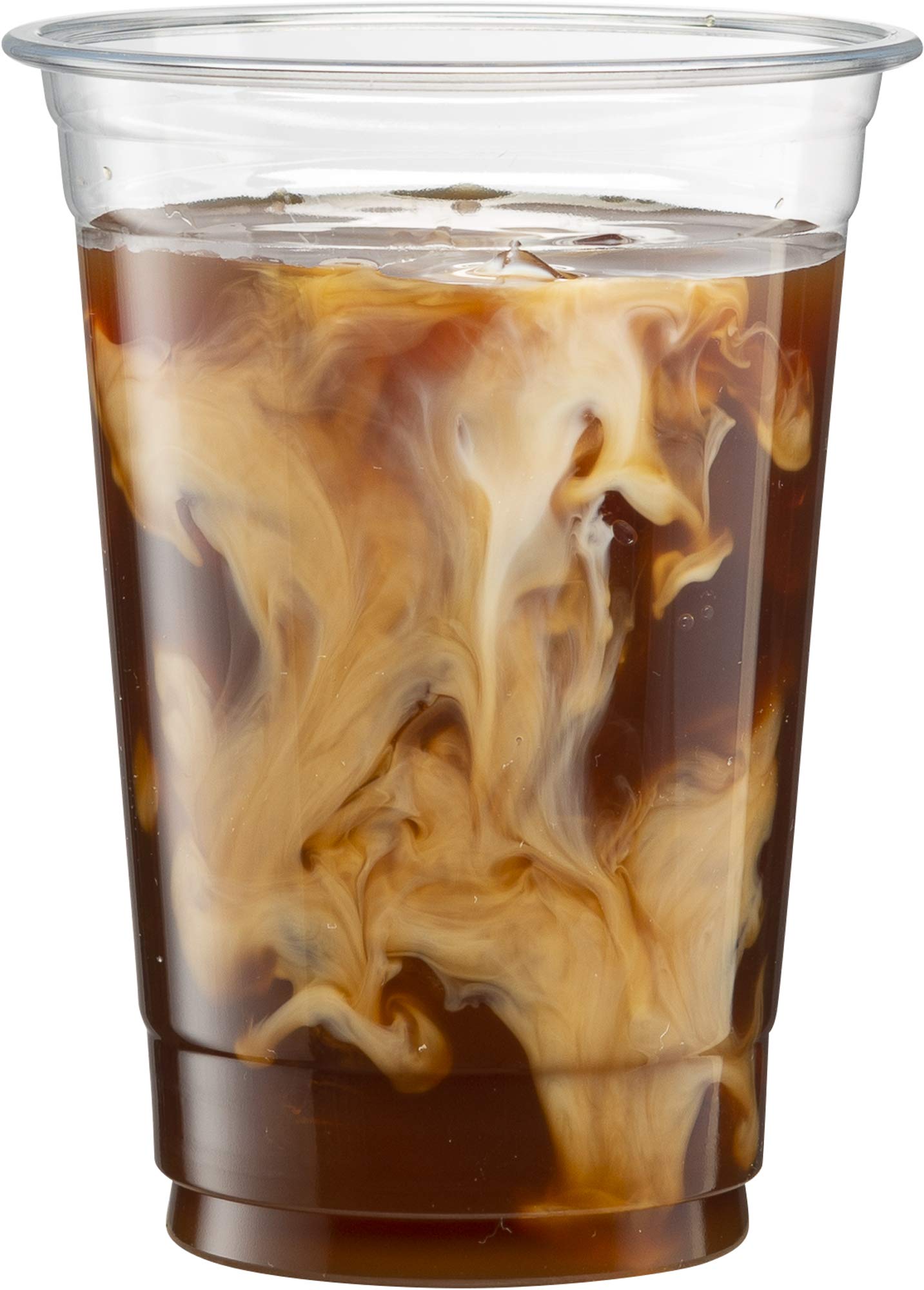 100-Pack 10oz Clear PET Plastic Cups - Disposable Iced Coffee, Cold Drinks, Smoothies, Slushies, Slurpees - Perfect for Parties, Events, Picnics & Outdoor Gatherings