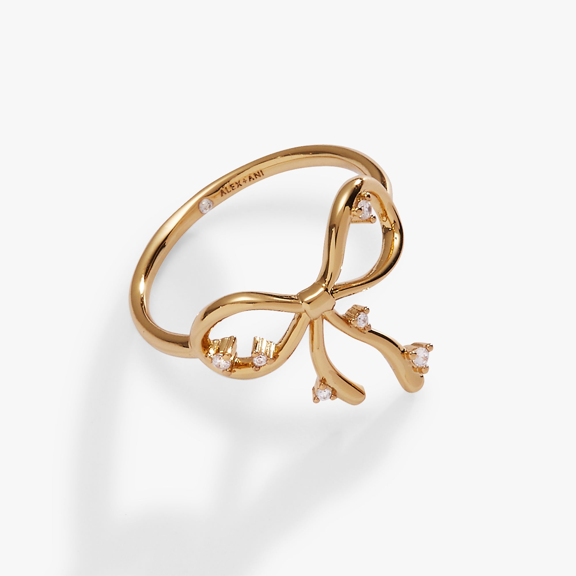 Elegant Coquette Bow Ring for Women - Dainty Gold or Silver Jewelry Gift for Her - Perfect for Valentine's Day, Anniversary & Romantic Occasions