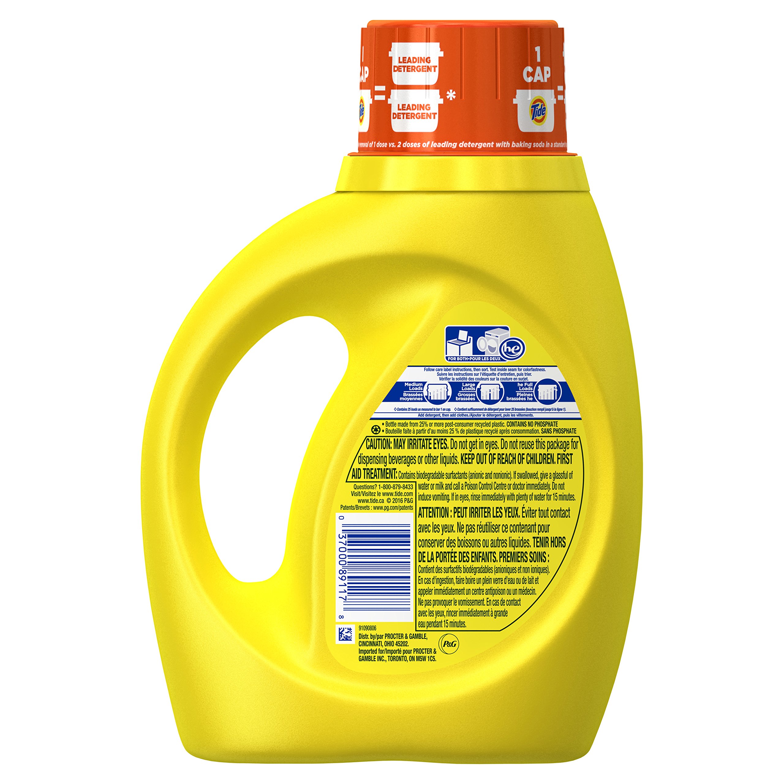 Tide Simply Clean & Fresh Liquid Laundry Detergent, Refreshing Breeze Scent, 40 oz - Gentle on Clothes, Perfect for Everyday Laundry & Family Use