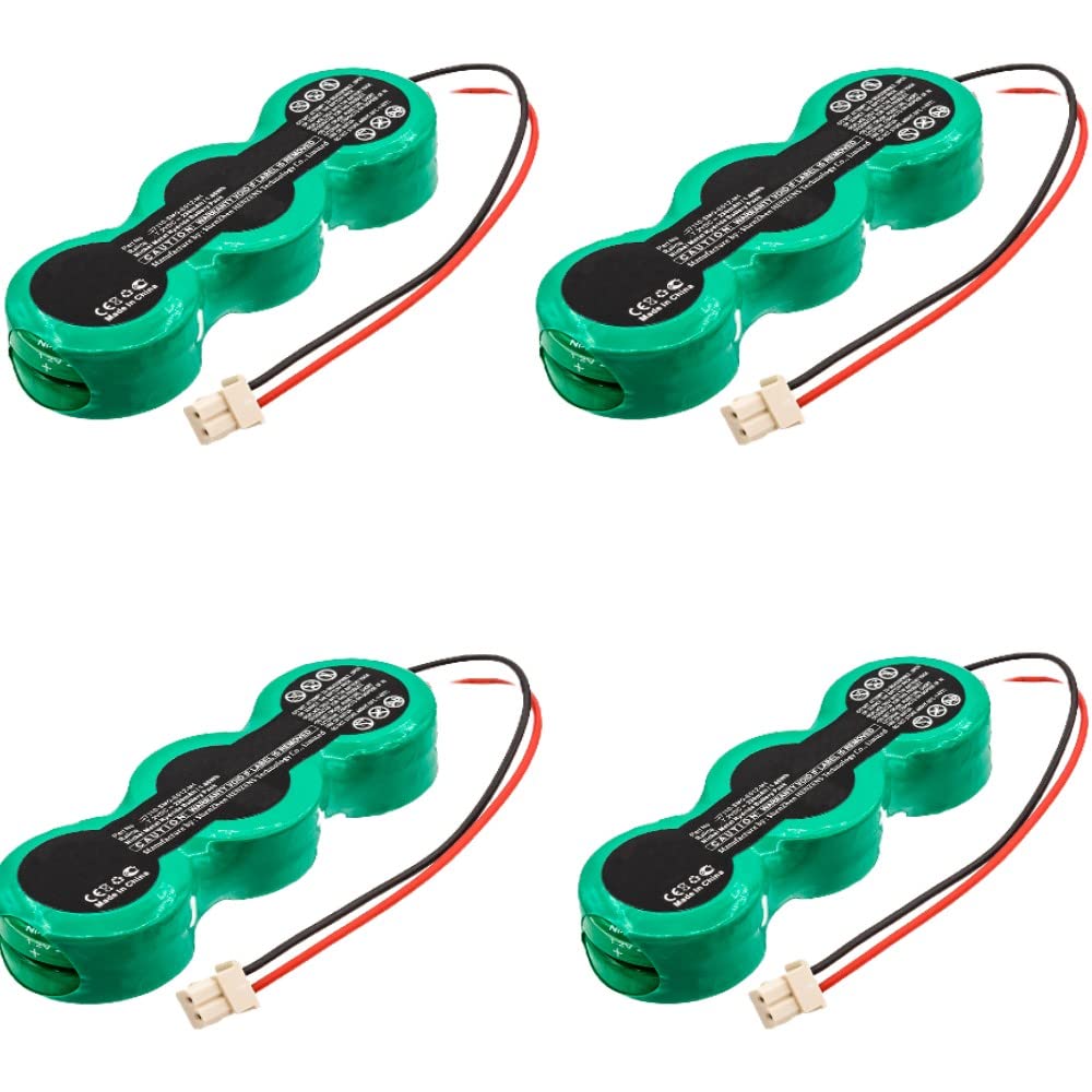 Synergy Digital Alarm System Ni-MH Rechargeable Batteries 7.2V 230mAh - 4-Pack Compatible with Honda 37110-SMG-E012-M1 Vehicle Security System | Perfect for Car Alarm Maintenance & Emergency Power Backup