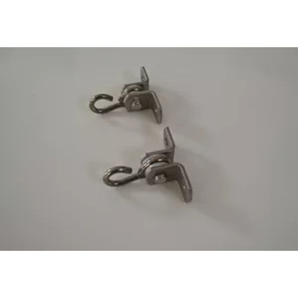 Heavy Duty Metal Swing Hangers - Outdoor Play Set Hardware for Tree Swings, Porch Swings & Hammocks - Rust-Resistant Steel Swing Hooks for Backyard, Garden & Playground (Set of 4)