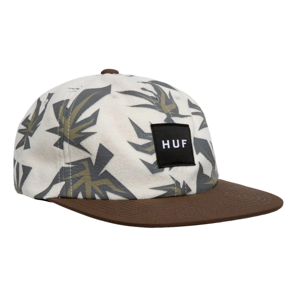HUF Funny Feeling 6-Panel Hat in Natural Color - Stylish Cotton Baseball Cap for Men & Women - Perfect for Streetwear, Skateboarding, and Outdoor Activities