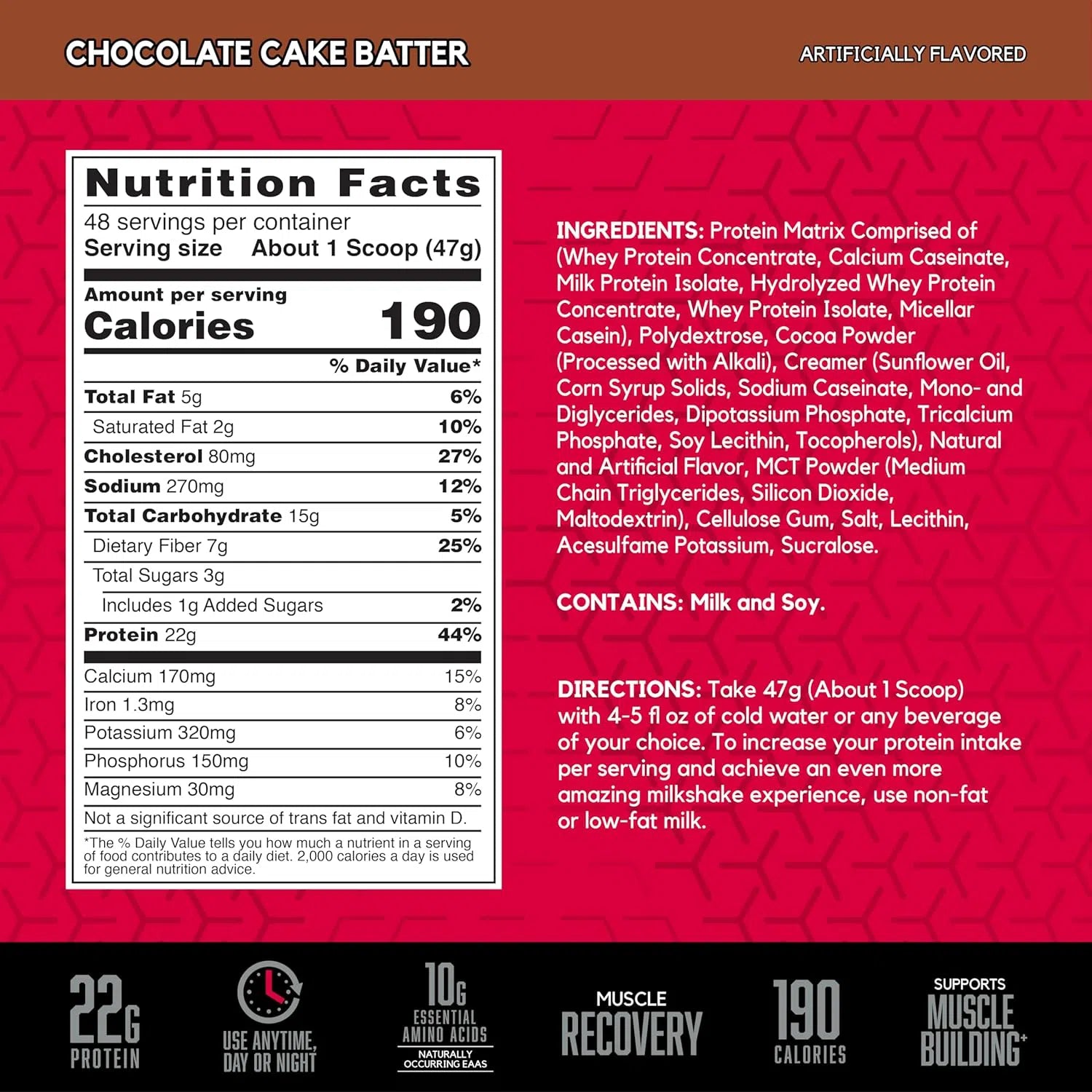 BSN Syntha-6 Protein Powder - Premium Whey Protein Blend for Muscle Recovery & Growth - Ideal for Post-Workout, Meal Replacement & Fitness Enthusiasts