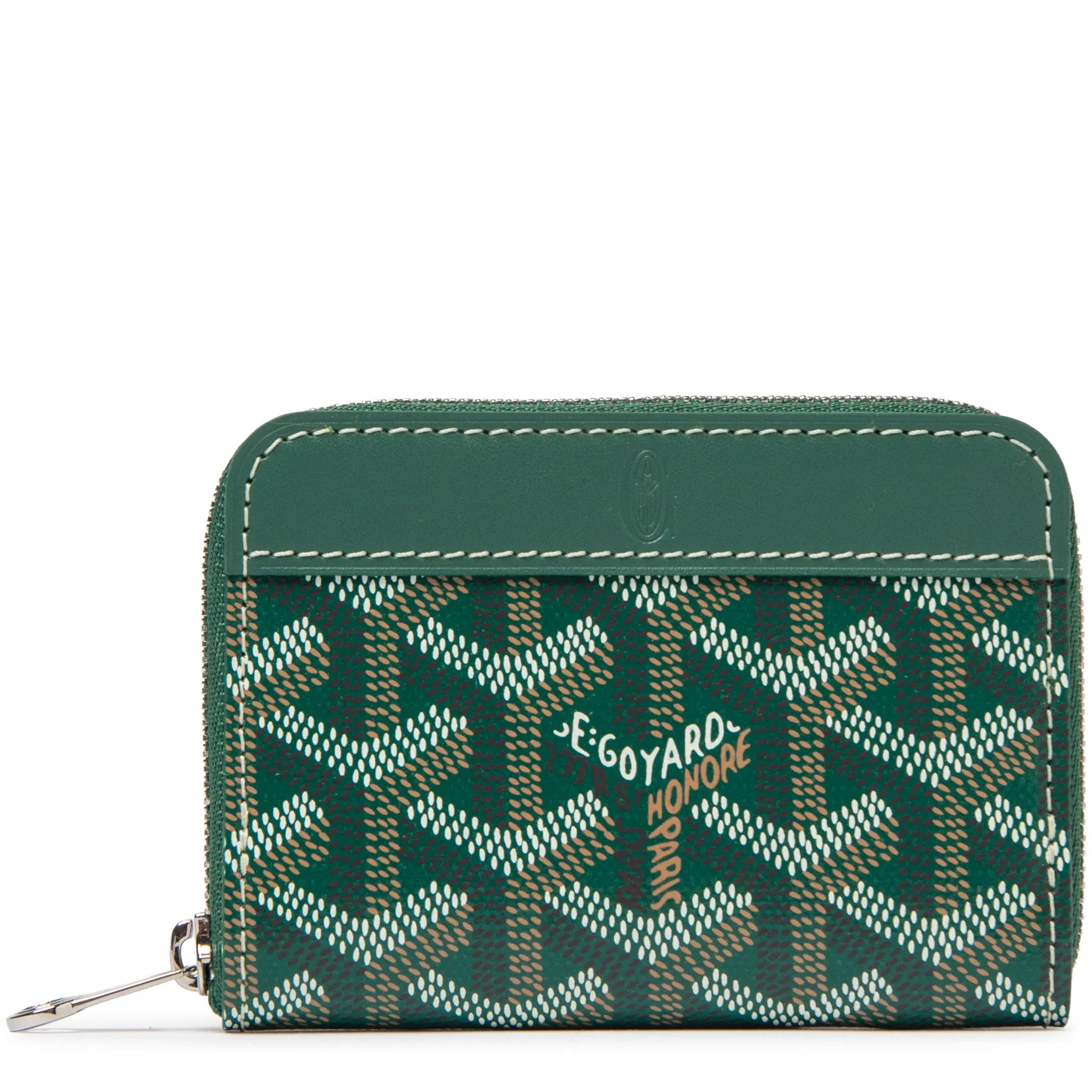 Goyard Matignon Green Mini Wallet for Women - Compact Luxury Card Holder & Cash Organizer - Perfect for Everyday Use, Travel, and Gifts