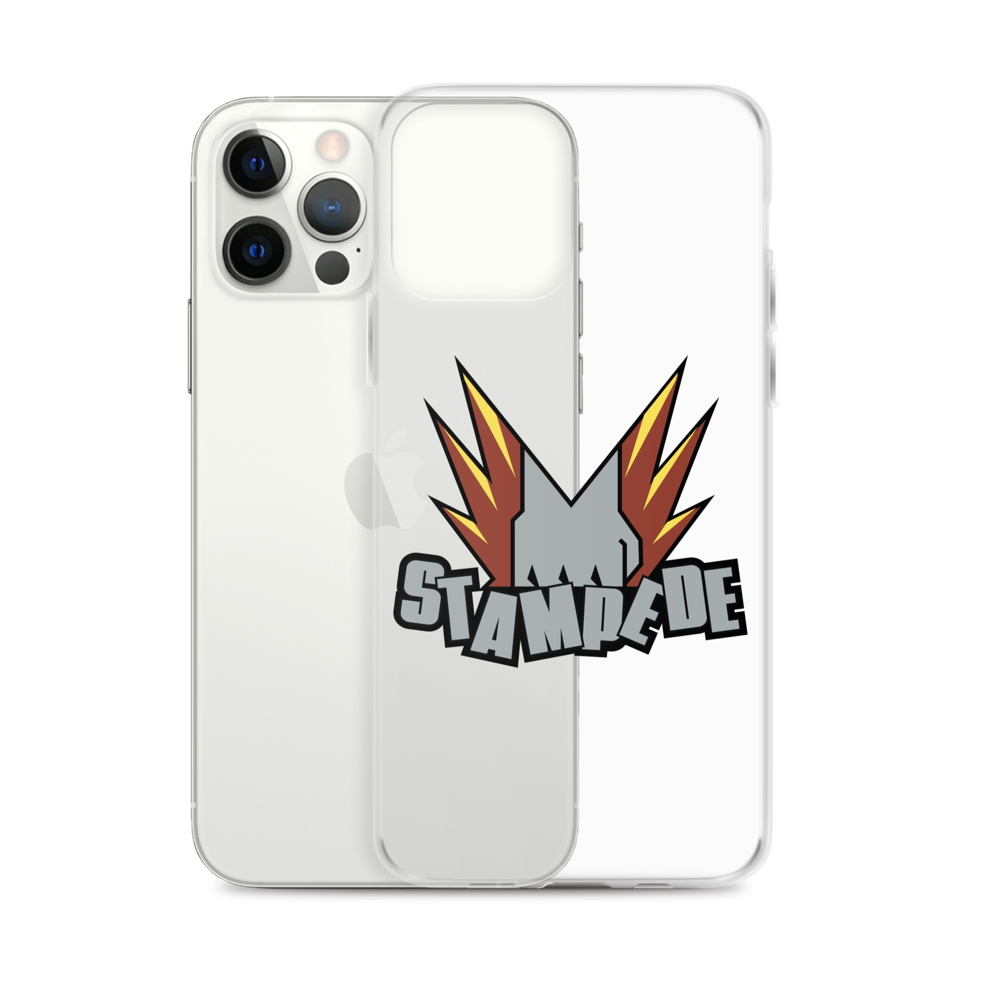 Zoo Jitsu Fighters Stampede iPhone Clear Case - Durable Protective Cover for iPhone 11/12/13/14/15 Pro Max - Slim Shockproof Phone Case for Everyday Use, Travel & Outdoor Activities